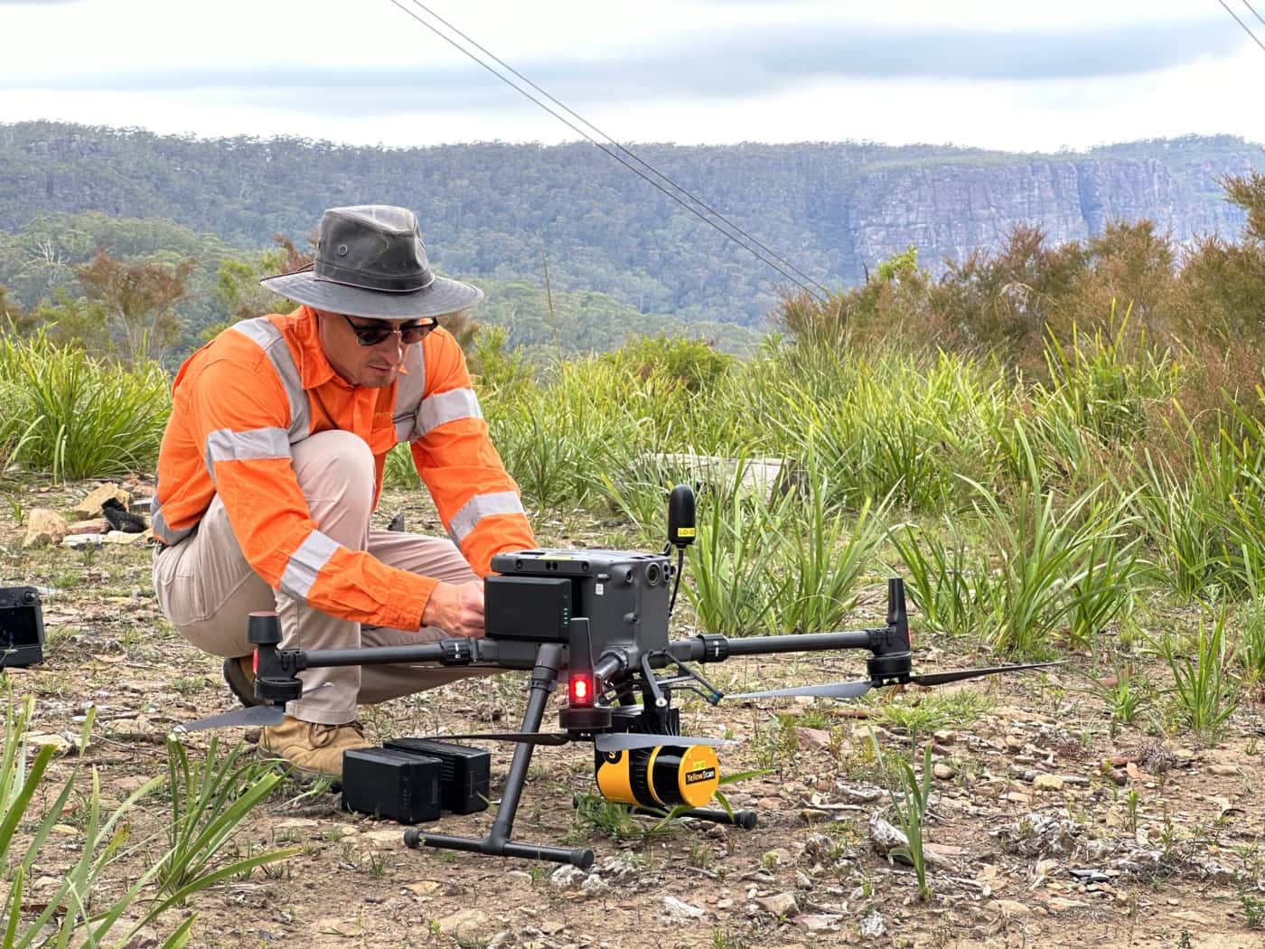 Drone lidar survey and photogrammetry modelling