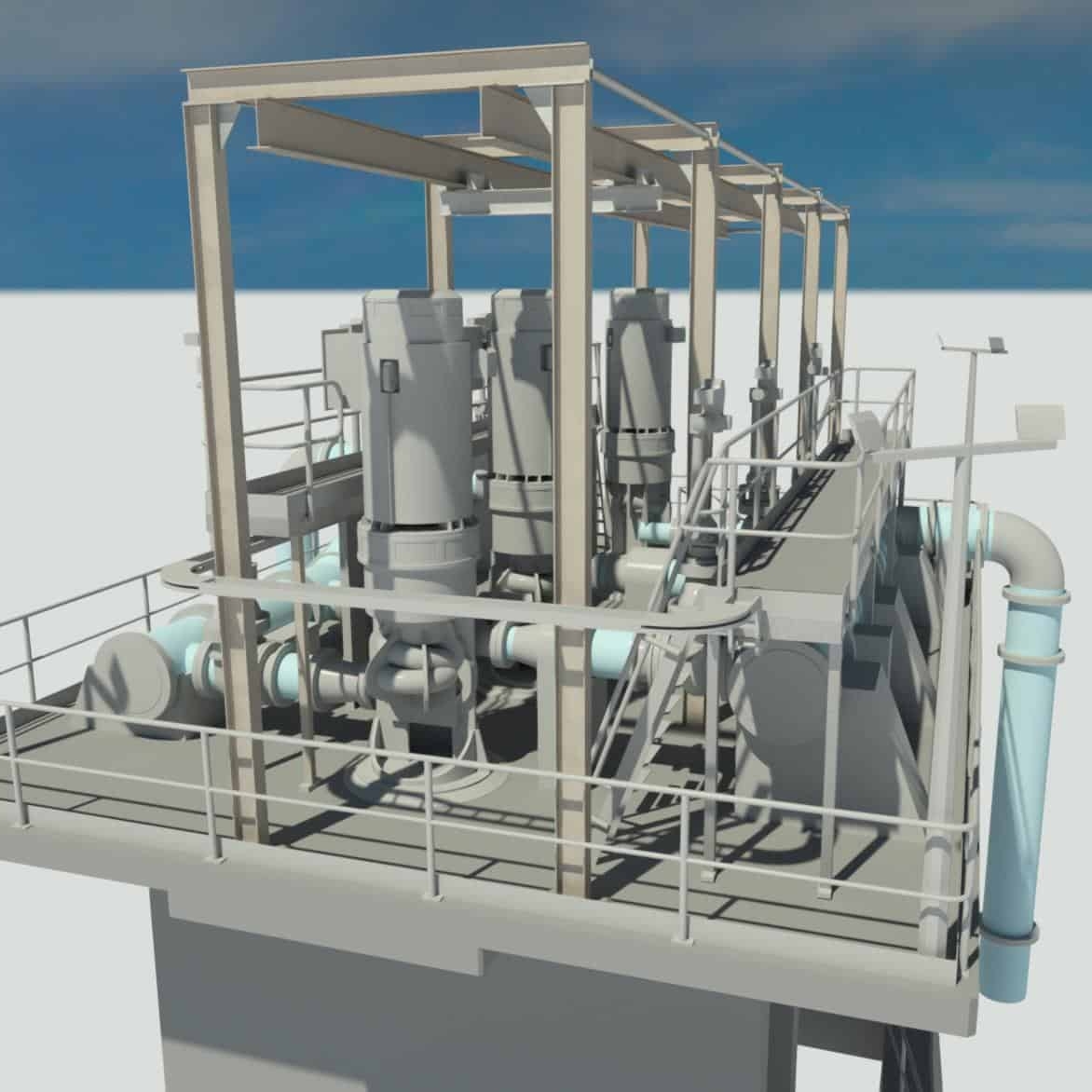 BIM modelling of water pump station using Revit