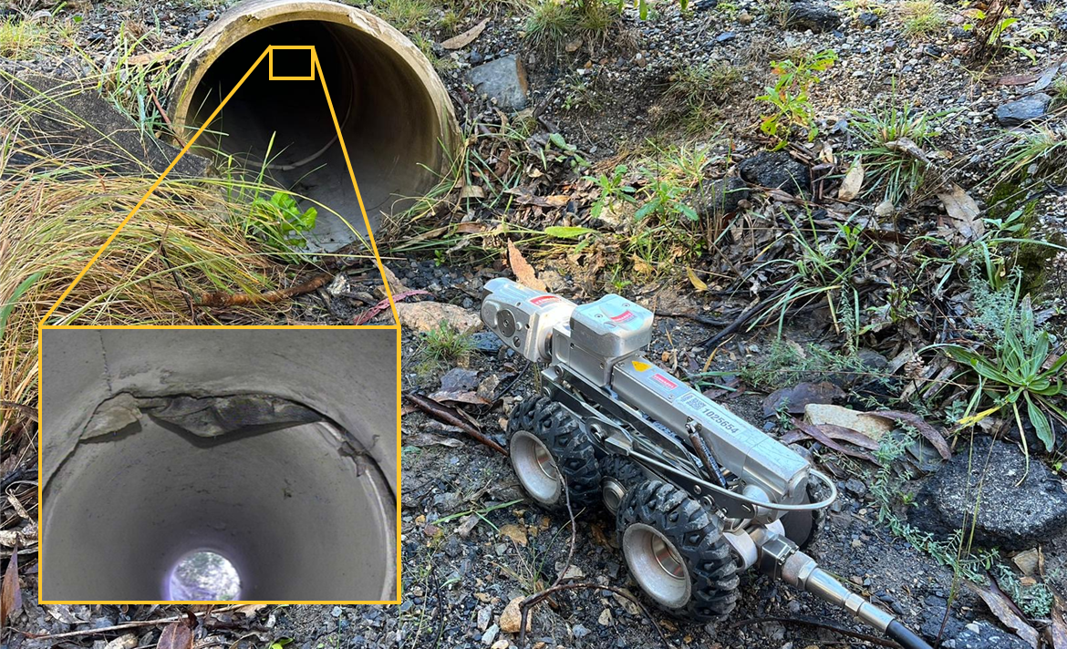 Culvert inspections to support geotechnical monitoring solution